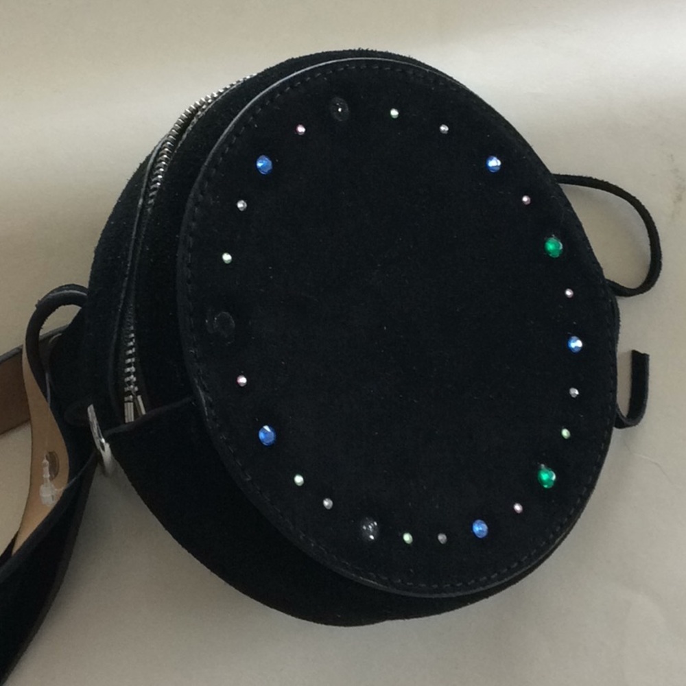 Rebecca Minkoff round belt bag (note FLAWED 3 jewels missing) - Picture 4 of 10